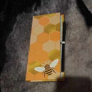 Honeycomb Design Notepad with Pen